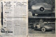 Double Page De Paris-Match Du Salon Automobile 1952. - Autosport - F1