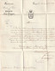 1839 -  Lettre Pliée Avec Correspondance D'ANGERS En Ville - Invitation Du Maire - Cachet Municipal Au Verso - 1801-1848: Precursors XIX