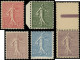** FRANCE - Poste - 129/33, Complet 5 Valeurs: Semeuse Lignée - Unused Stamps