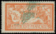 * FRANCE - Poste - 145a, Double Teinte De Fond (infime Pli Vertical): 2f. Orange Et Vert-bleu - Nuevos