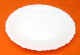 5 Assiettes Plates  Arcopal France   Couleur : Blanc Lait  Modèle Feston - Assiettes