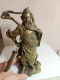 Delcampe - Statuette XIXème Art Asiatique  Hauteur 26 Cm En Bronze - Bronzes