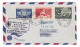 1ere Liaison Postale Bruxelles Stuttgart Flughafen 2 Octobre 1954 Par Avion Belgique Deutschland Aviation Avion Retour - Covers & Documents