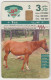 JORDAN - Horse, CN: Orange Control Number Vertical At The Left, Tirage 100.000, 07/00, Used - Jordanien