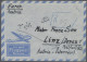 Cover Afghanistan: 1949, Registered Airmail Cover Franked On Reverse With 1939, 50p Or - Afghanistan