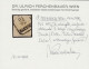 O Österreich: 1850, Wappenzeichnung 1 Kreuzer Ockergelb Auf Handpapier, Vollrandig - Usados