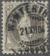 O Schweiz: 1901-03, Sitzende Helvetia 40c Grau Gezähnt 11 1/2:12 Mit Starker Waage - Oblitérés