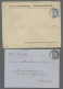 Brf. Deutsche Post In Der Türkei - Vorläufer: 1881-1882, Fünf Briefe, Jeweils Mit PFE - Turquia (oficinas)