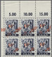 ** Saarland (1947/56): 1947, Saar II, Neudruck, 10 Fr. Auf 50 Pf. Schwärzlichlilaul - Nuevos