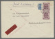Brf./AK/GA Deutschland: 1881-1963, Partie Von 56 Belegen Mit U.a. Deutschem Reich, Diversen - Sammlungen