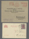 GA/Cover Netherlands: 1871-1980 (ca.), BELEGE / GANZSACHEN, Partie Mit Rund 135 Stücken, - Lettres & Documents