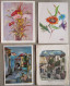 ISRAEL SHANA TOVA NEW YEAR MOUTH FOOT PAINTER ARTIST LOT CARTE CARD KARTE TARJETA BIGLIETTO CARTAO KARTKA POSTCARD - Neujahr