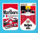 FORMULA 1 - Dijon-Prenois 1981 & Nivelles 1974 ... Lot Of 2. Vintage Stickers * F1 Marlboro Texaco France Belgium Belgie - Automobilismo - F1