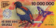 Banco De Elobey Grande 10 00 000 EKUELE 2017 Bateleur UNC - Guinée Equatoriale