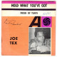 SP Joe TEX : Hold What You've Got - Atlantic ATL 70.128 - Allemagne - 1969 - Soul - R&B