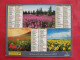 Delcampe - LOT DE 12 CALENDRIERS ALMANACHS De 1982 à 1994 FLEURS LAVIGNE OBERTHUR - Groot Formaat: 1981-90