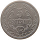 URUGUAY 5 CENTESIMOS 1909 #a080 0209 - Uruguay