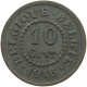 BELGIUM 10 CENTIMES 1916 #a005 0851 - 10 Centimes