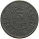 BELGIUM 5 CENTIMES 1916 #a006 0735 - 5 Cent