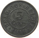 BELGIUM 5 CENTIMES 1916 #a006 0515 - 5 Cent