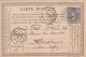 Yvert 66 Sage Carte Précurseur Entête Colombe LISIEUX Calvados 10/11/1876 Pour Rouen - Vorläufer