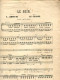 Partition Le Soir Poésie De Lamartine Musique De GOUNOD Circa 1860 - G-I