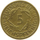 GERMANY 5 PFENNIG 1935 F #a055 0539 - 5 Reichspfennig