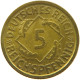 GERMANY 5 PFENNIG 1935 D #a055 0439 - 5 Reichspfennig