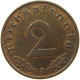 GERMANY 2 PFENNIG 1939 F #a043 0683 - 2 Reichspfennig