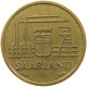 GERMANY WEST 10 FRANKEN 1954 SAARLAND #a049 0477 - 10 Franken