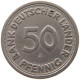 GERMANY WEST 50 PFENNIG 1949 J #a072 0689 - 50 Pfennig