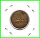 ( GERMANY DDR ) REPUBLICA DEMOCRATICA DE ALEMANIA ( DDR ) MONEDAS DE 20 PFENNING AÑO 1969  MONEDA EMBLEMA CECA- A - 20 Pfennig