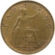 GREAT BRITAIN FARTHING 1936 TOP #s008 0061 - B. 1 Farthing