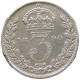 GREAT BRITAIN THREEPENCE 1890 VICTORIA #s038 0685 - F. 3 Pence