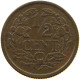 NETHERLANDS 1/2 CENT 1936 #a086 0169 - 0.5 Cent