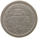 NETHERLANDS 25 CENTS 1917 #a044 0191 - 25 Cent