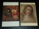 ENSEMBLE 12 CARTES TABLEAU RELIGEUX DIFFERRENT TYPE D'ECOLE FLAMANDE, FLORENTINE LEONARD DE VINCI, RAFFAELO SANZIO (D.B) - Colecciones Y Lotes