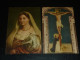 Delcampe - ENSEMBLE 12 CARTES TABLEAU RELIGEUX DIFFERRENT TYPE D'ECOLE FLAMANDE, FLORENTINE LEONARD DE VINCI, RAFFAELO SANZIO (D.B) - Collections & Lots