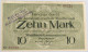 GERMANY 10 MARK MAULBRONN 1919 #alb002 0341 - 10 Mark
