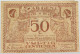 BELGIUM 50 CENTIMES 1917 GENT #alb004 0581 - Other & Unclassified