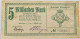 GERMANY 5 MILLIARDEN MARK 1923 ELLWANGEN #alb002 0273 - 5 Mrd. Mark