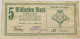 GERMANY 5 MILLIARDEN MARK 1923 ELLWANGEN #alb002 0273 - 5 Milliarden Mark