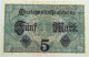 GERMANY 5 MARK 1917 #alb004 0335 - 5 Mark