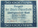 GERMANY 50000 MARK DARMSTADT #alb004 0007 - 50.000 Mark