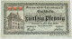 GERMANY 50 PFENNIG 1918 ROTENBURG #alb002 0233 - Autres & Non Classés