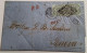 ROMA 1858 Lettera Sa.7  975€ SPL >Genova, E.Diena (Stato Pontificio Lettre Pontifical States Cover 1852 - Kerkelijke Staten