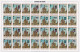 Burundi Nº 768sd Al 783sd SIN DENTAR En Pliegos De 8 Series - Unused Stamps