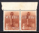 SOUTH AFRICA - 1941 4d GUN ARTILLARY HORIZONTAL PAIR MOUNTED MINT MM * SG 92 (2 SCANS) - Neufs