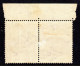 SOUTH AFRICA - 1941 4d GUN ARTILLARY HORIZONTAL PAIR MOUNTED MINT MM * SG 92 (2 SCANS) - Neufs