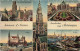 BELGIQUE - Souvenir D'Anvers - Place De Meir - La Steen - Gare Centrale - Rade - Colorisé - Carte Postale - Antwerpen